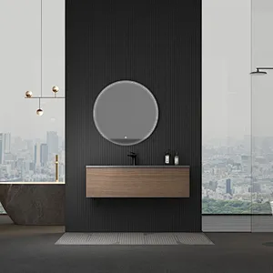 Создание спокойствия: исследование современного темного минималистского пространства ванной комнаты TONA